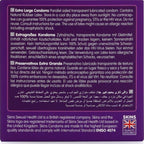 Préservatifs Skins extra larges — détail texture surface