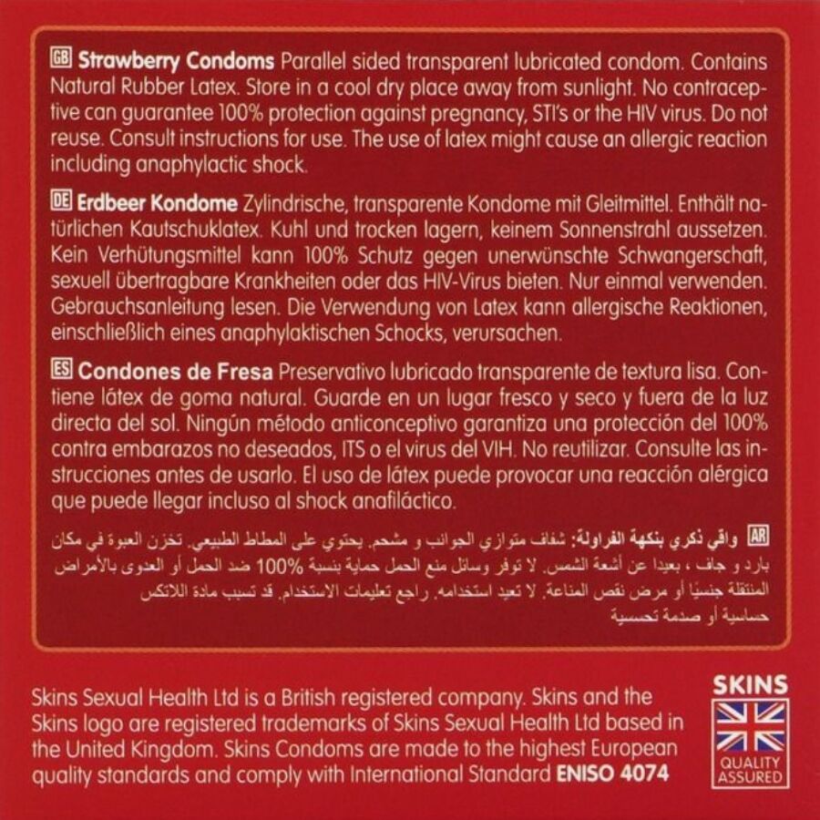 Pack De Préservatifs Premium Fraise Style