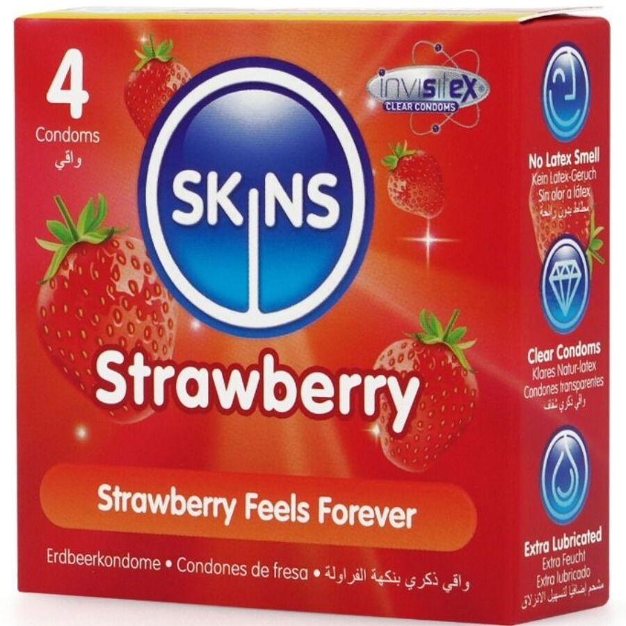 Pack De Préservatifs Premium Fraise Style