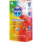 Pack de 16 préservatifs aromatisés multi-saveurs — détail produit