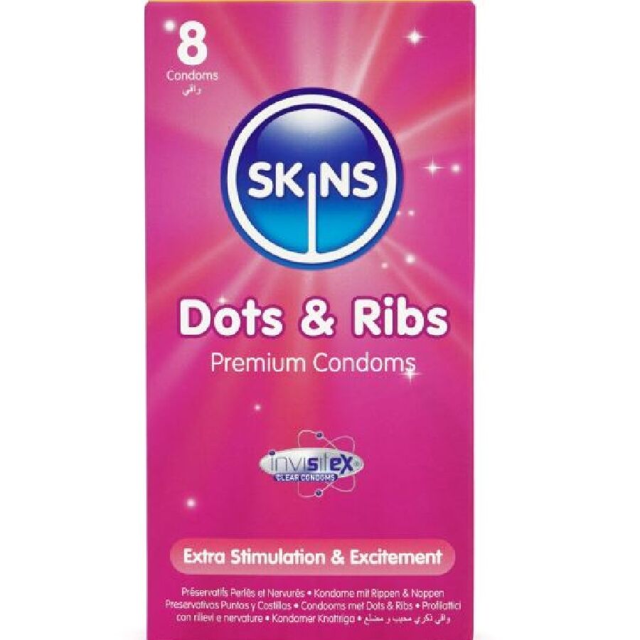 Pack De Préservatifs Premium Dots Ribs Style