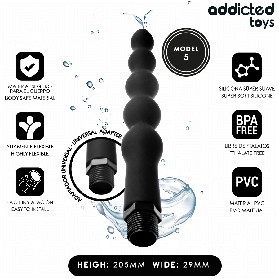 Nettoyeur intime anal compatible douche — vue principale