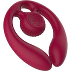 Gizi duo stimulateur pour couples télécommande bourgogne