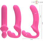 Double vibromasseur Amy avec télécommande — vue de profil