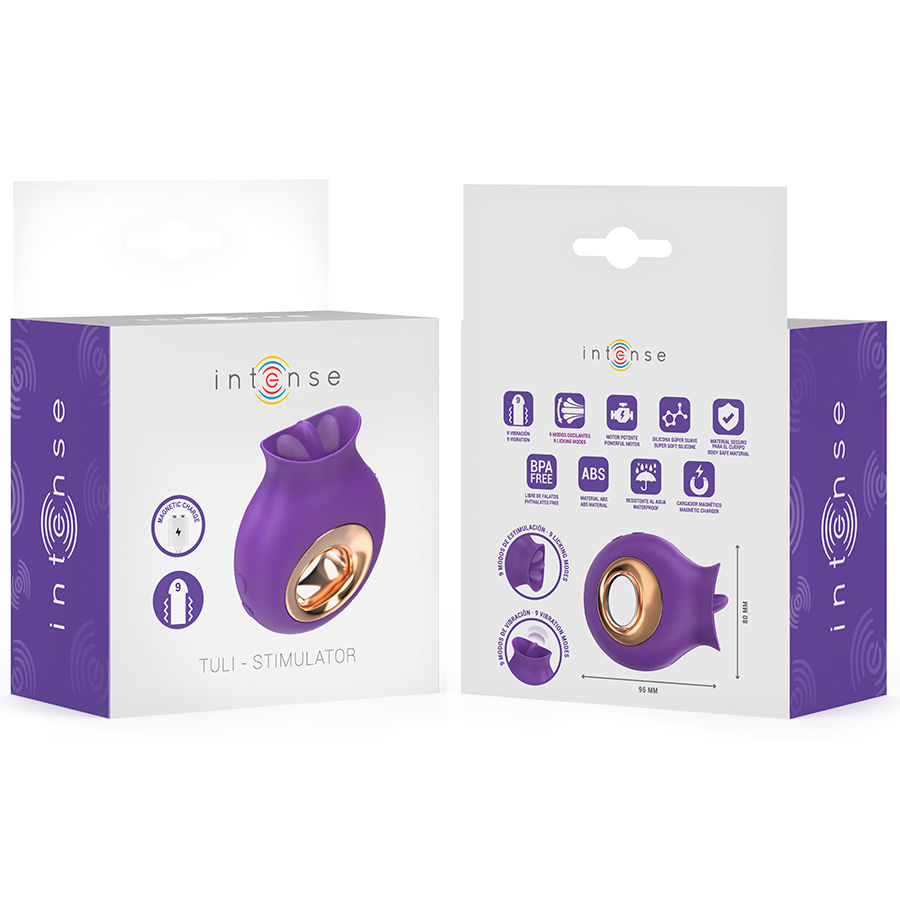 Stimulateur clitoridien vibration et oscillation — emballage produit