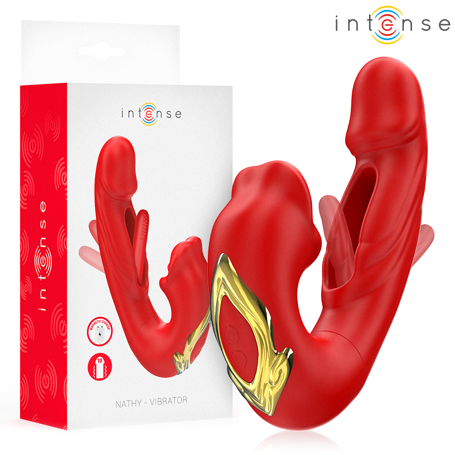 Double vibrateur Nathy avec bouche aspirante — vue principale