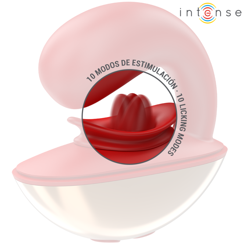 Vibromasseur en forme de U clitoris et point G — vue rapprochée