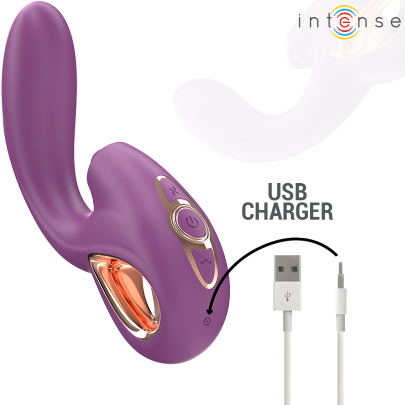 Vibrateur point G à poussée et tapping — emballage produit