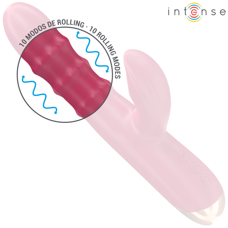 Vibrateur multifonction Chloe 3 en 1 — vue de profil