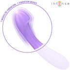 Vibromasseur chauffant point G en silicone — détail texture surface