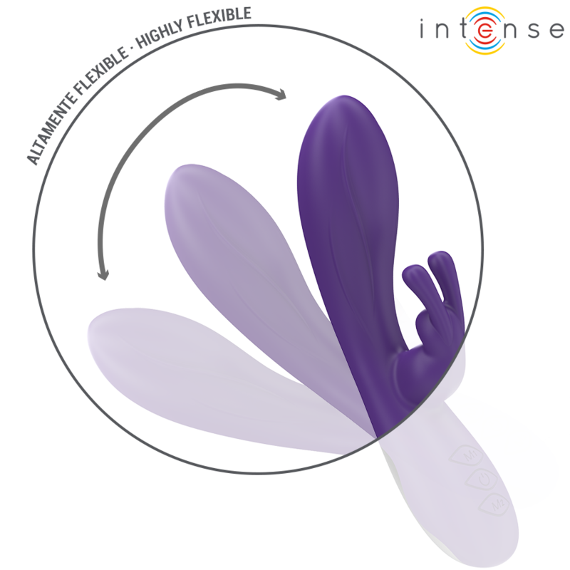 Vibromasseur rabbit silicone 10 vibrations — angle alternatif