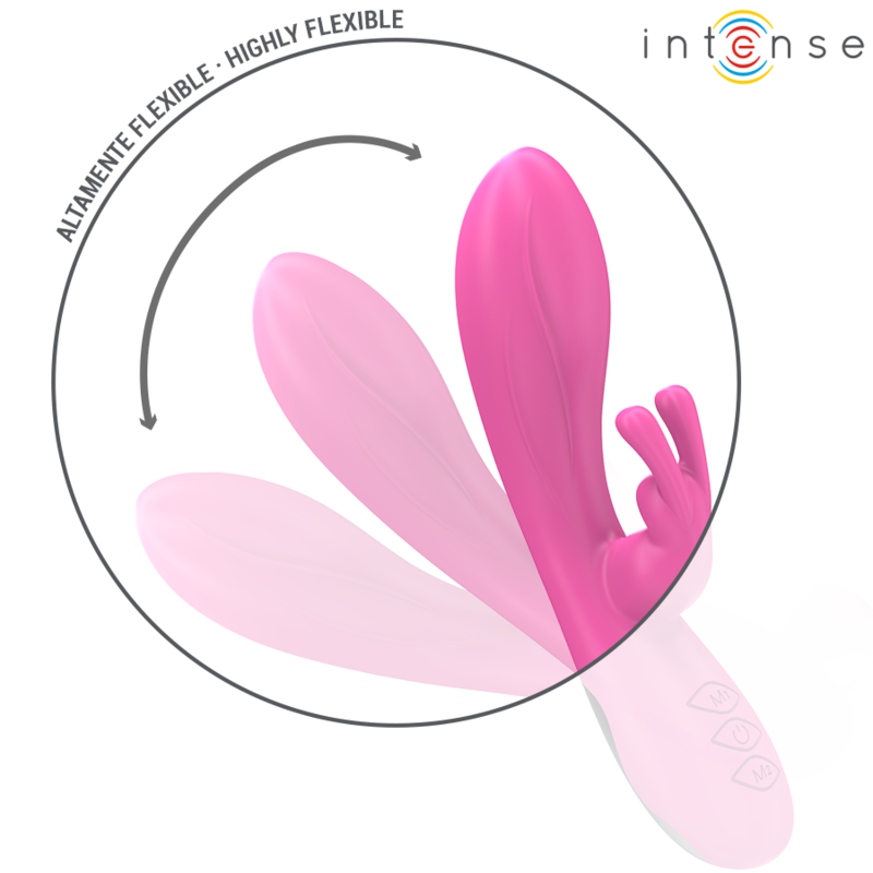 Vibromasseur rabbit silicone 10 vibrations — vue de dos