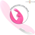 Vibromasseur rabbit silicone 10 vibrations — détail texture surface