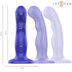 Vibromasseur Shorty à ventouse texturé télécommandé — vue de profil