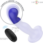 Vibromasseur Shorty à ventouse texturé télécommandé — vue de dos