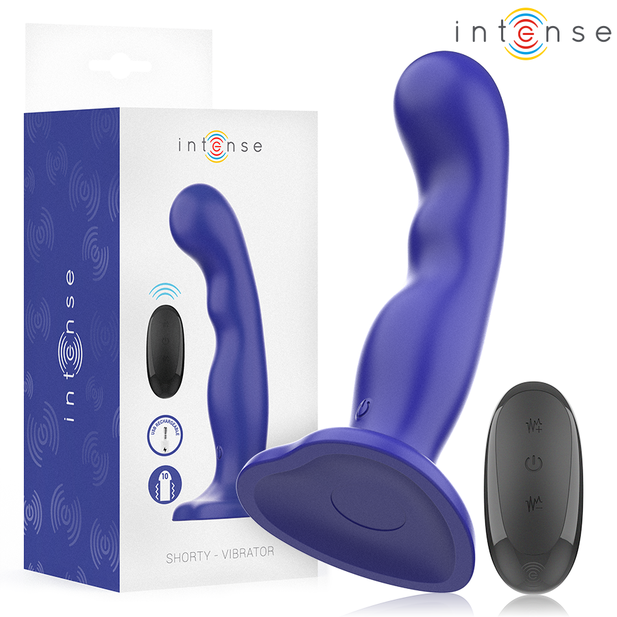 Vibromasseur Shorty à ventouse texturé télécommandé — vue principale