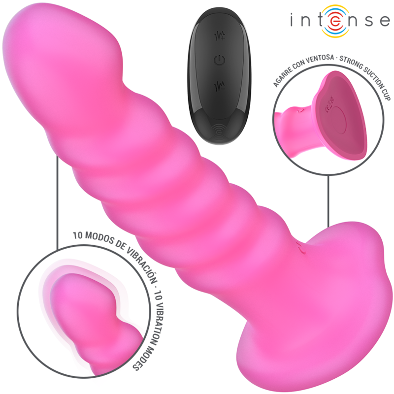 Vibromasseur design spirale avec télécommande — angle alternatif 2