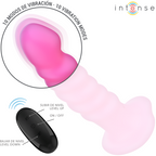 Vibromasseur design spirale avec télécommande — détail texture surface 2