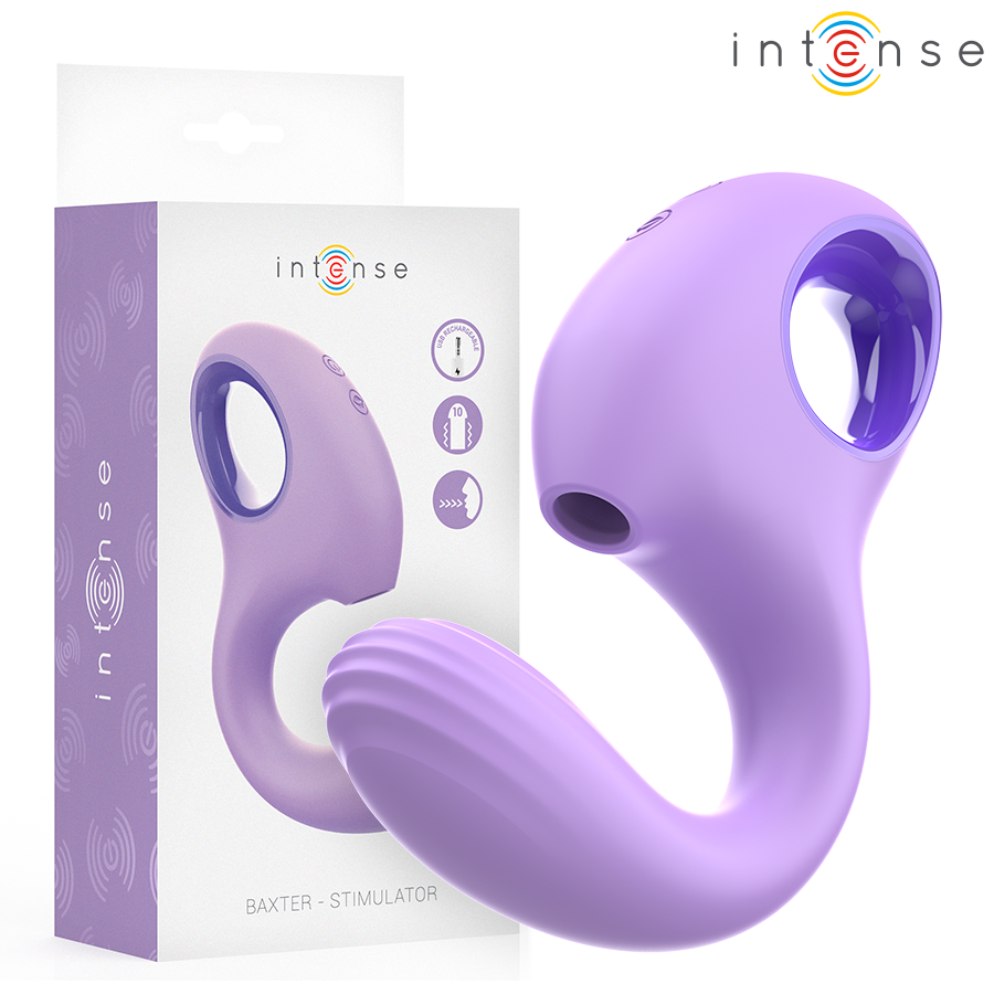 Stimulateur clitoridien à aspiration et vibrations — vue principale