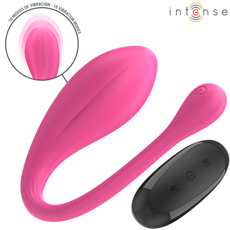 Vibromasseur en U double stimulation télécommandé — détail produit