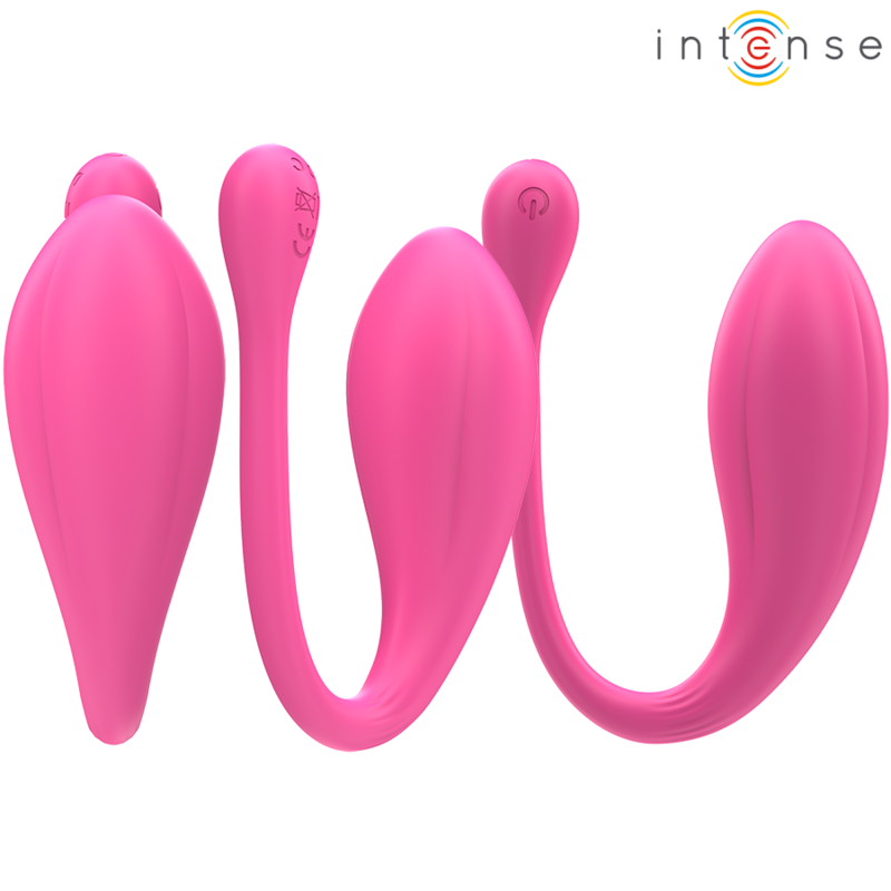 Vibromasseur en U double stimulation télécommandé — vue de profil