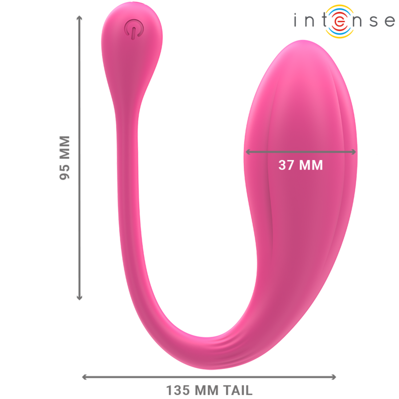Vibromasseur en U double stimulation télécommandé — vue rapprochée