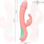 Vibromasseur rabbit avec embout oscillant point G — vue de dos