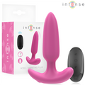 Plug anal vibrant télécommandé en silicone — vue principale