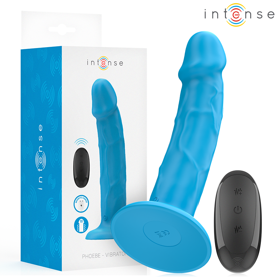 Gode réaliste vibrant à ventouse télécommandé — vue principale