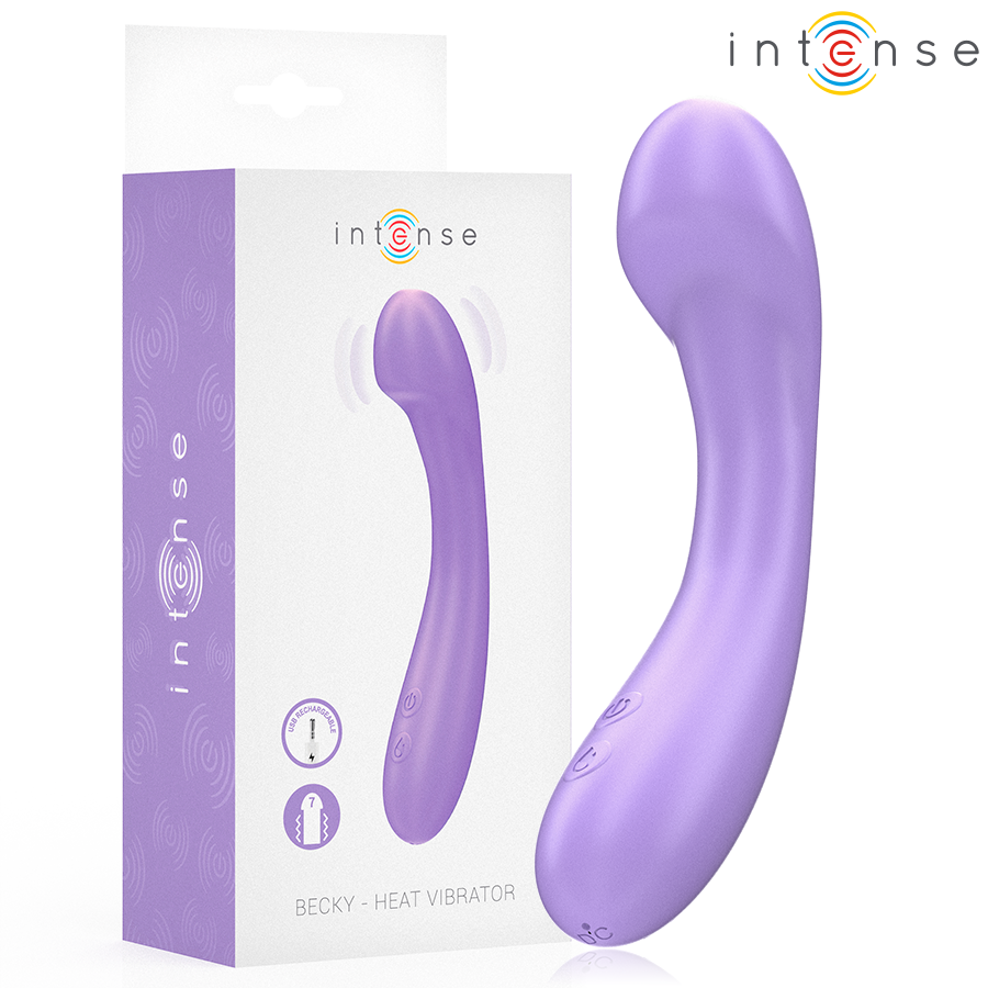 Vibromasseur chauffant point G en silicone — vue principale
