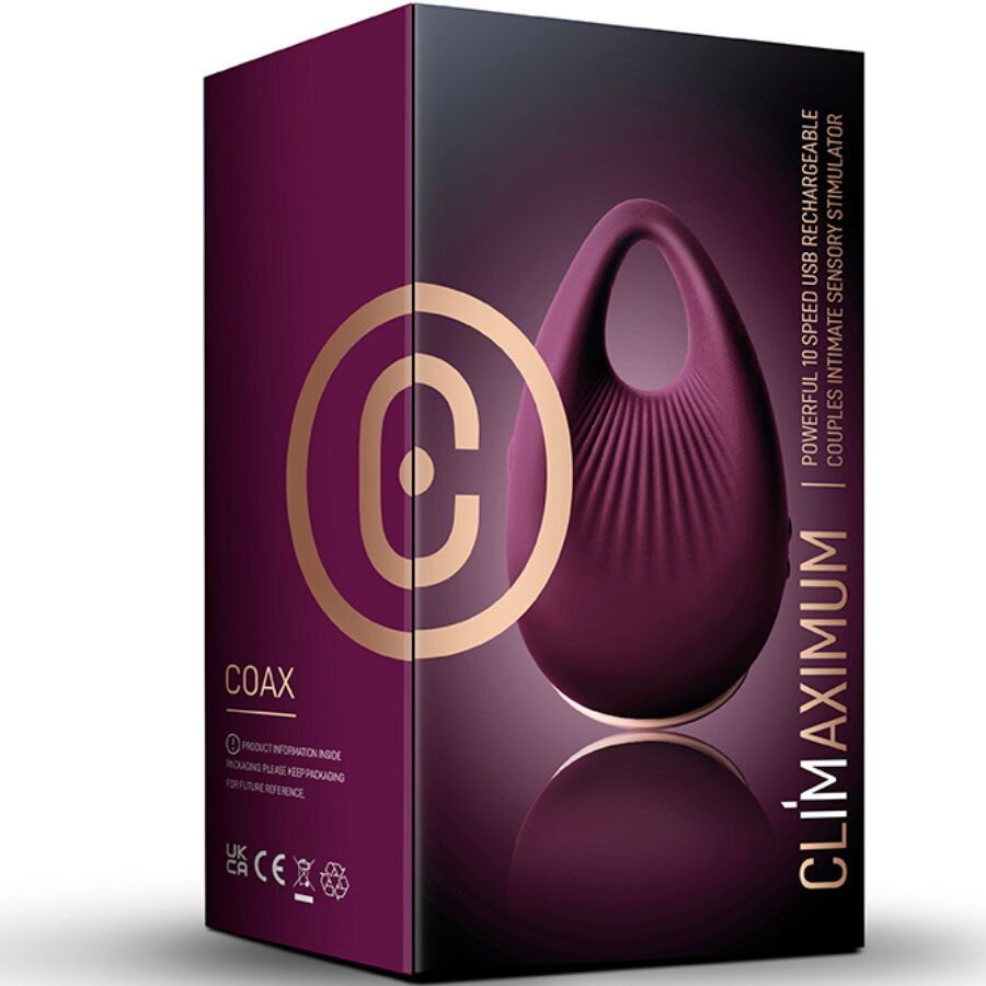 Vibromasseur de doigt Coax pour couple — vue de dos