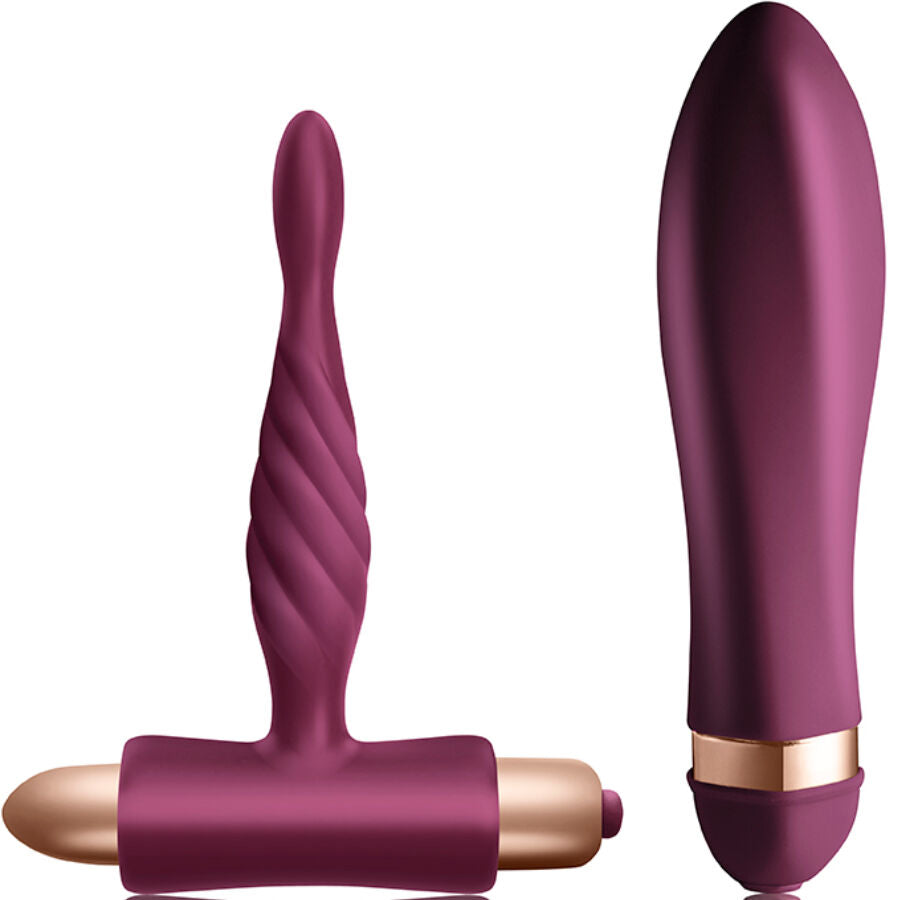 Coffret Dare vibromasseur torsadé et plug anal débutant — vue principale