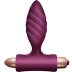 Coffret Desire vibromasseur torsadé et plug anal — vue de profil