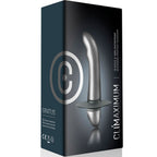 Boite du stimulateur de prostate debutant Gratus Climaximum, packaging anthracite presentant le jouet courbe et les mentions 10 vitesses waterproof.