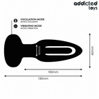 Plug anal vibrant à langue oscillante télécommandé — emballage produit