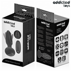 Plug anal vibrant à langue oscillante télécommandé — vue de profil