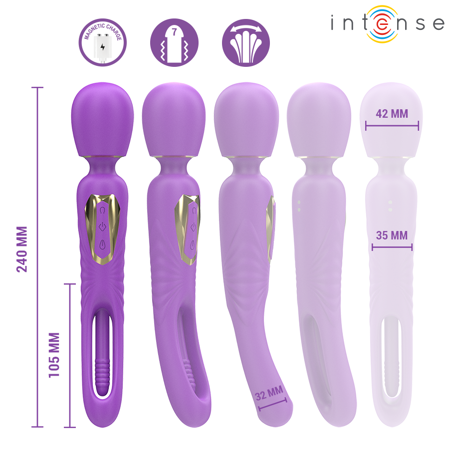Schéma comparatif des dimensions Christy : 240 mm de hauteur, 105 mm de manche, têtes de 42 à 35 mm de diamètre