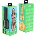 Masturbateur texturé moulé sur actrice — emballage produit