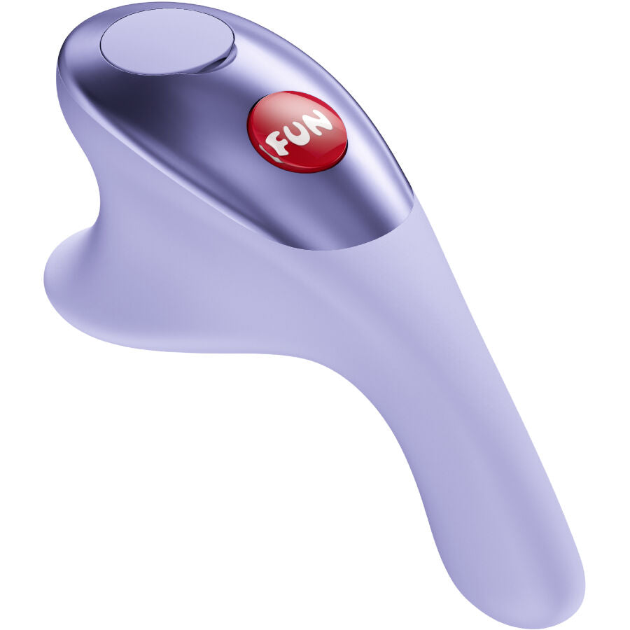 Doigt vibrant clitoridien en silicone — détail texture surface