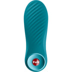 Mini vibromasseur bullet texturé rechargeable — vue de profil