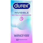 Préservatifs fins extra lubrifiés Durex Invisible 12 unités — vue principale