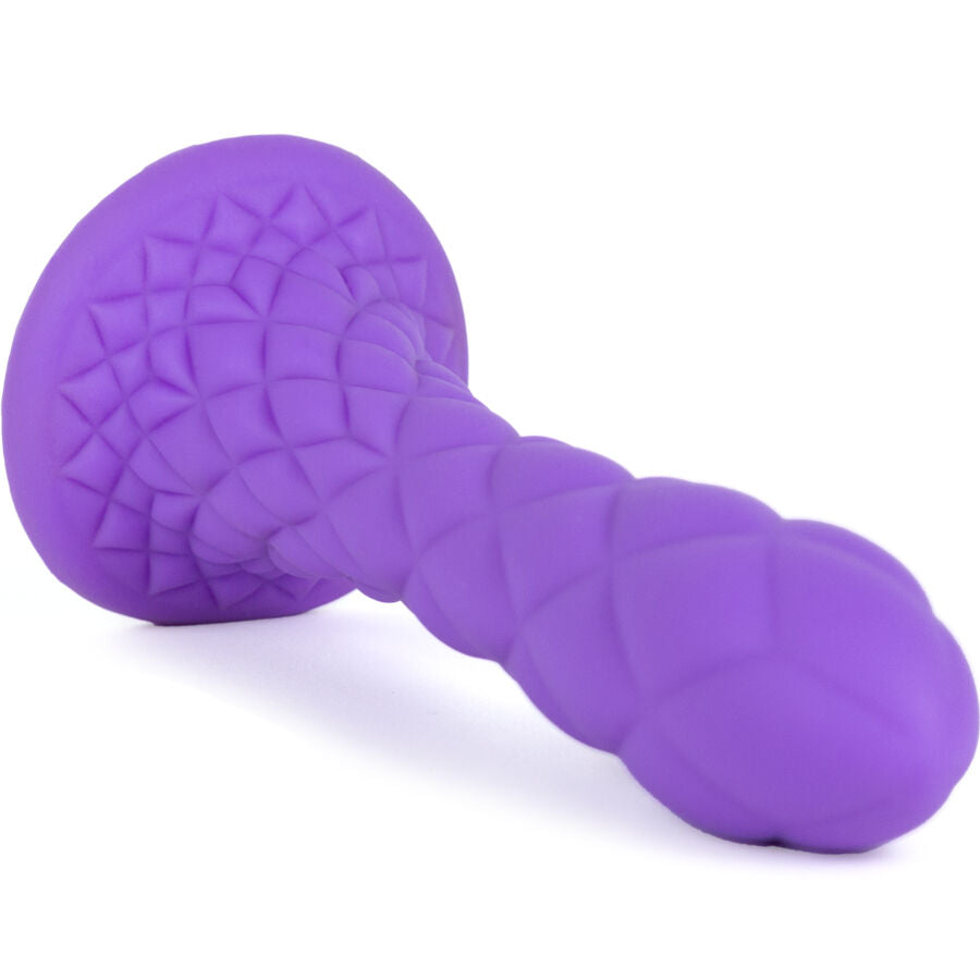 Gode fantaisie silicone thermoréactif à ventouse — vue de profil