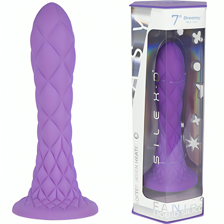 Gode fantaisie silicone thermoréactif à ventouse — détail produit