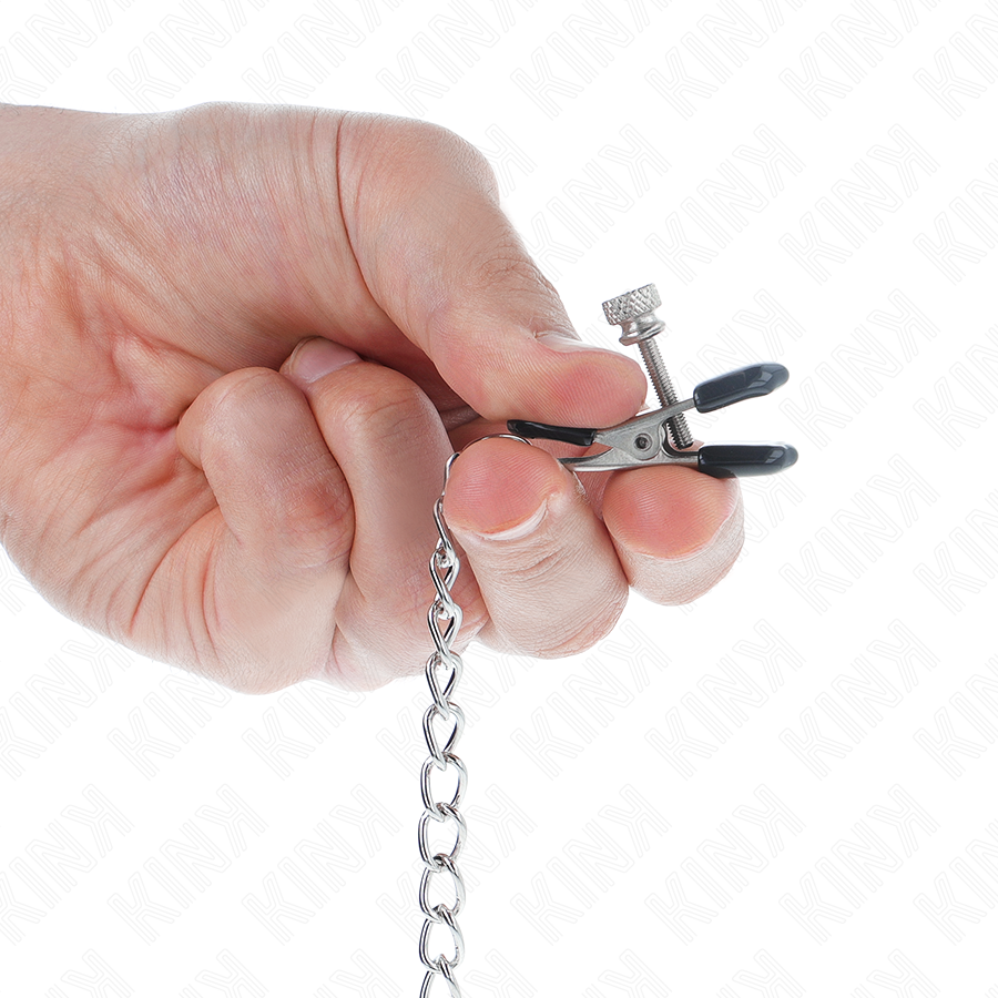 Kink Pinces À Tamelon Chaîne Plate Argent Cm