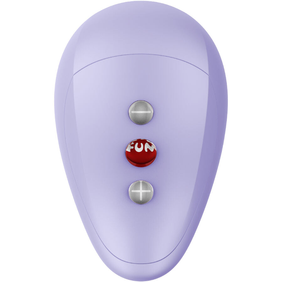 Vibromasseur clitoridien air pulse étanche rechargeable — vue de profil