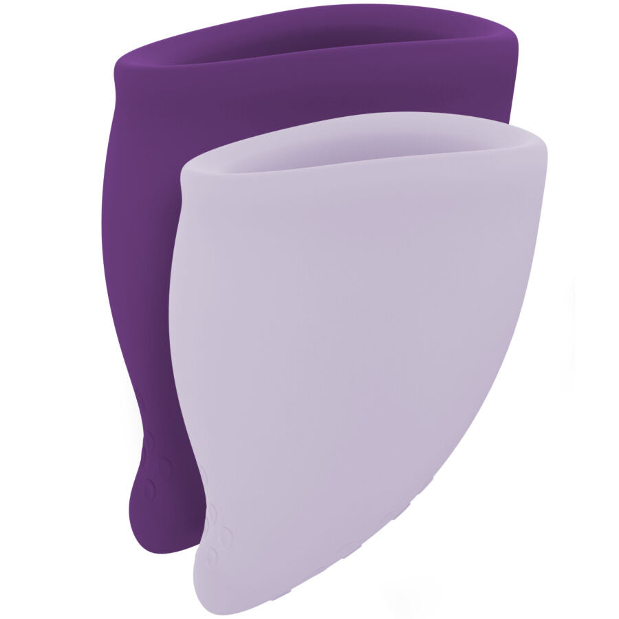Kit coupe menstruelle deux tailles silicone — détail produit