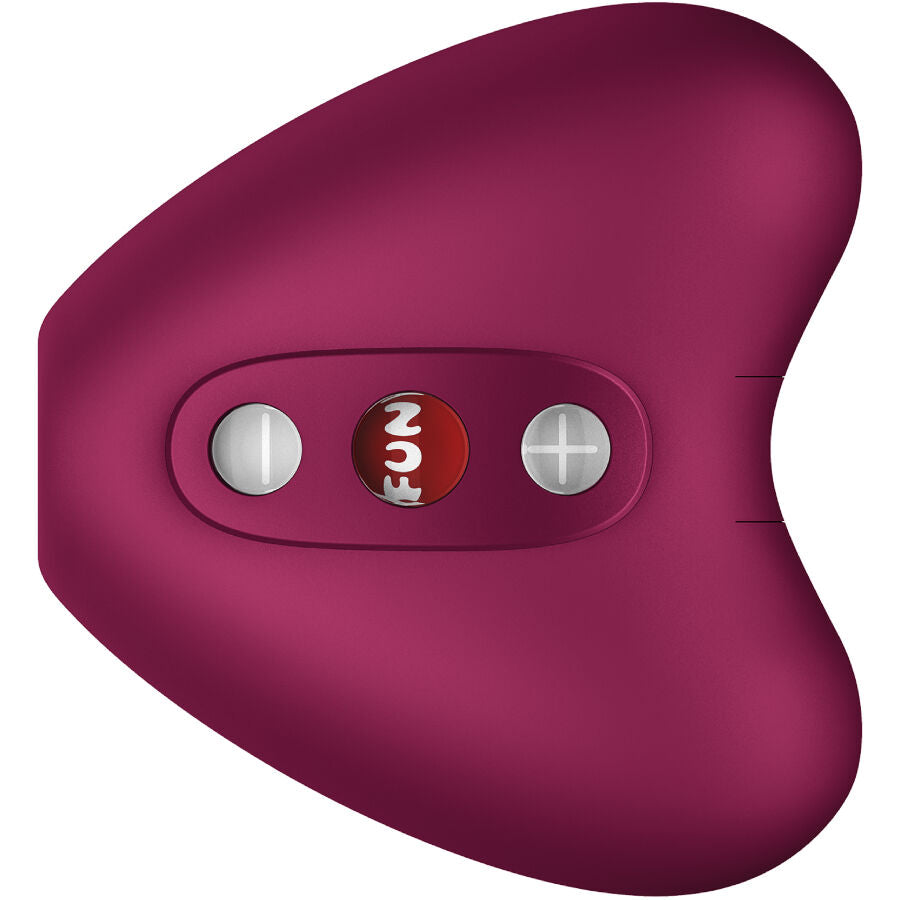 Stimulateur clitoridien air pulse en forme de cœur — vue de profil