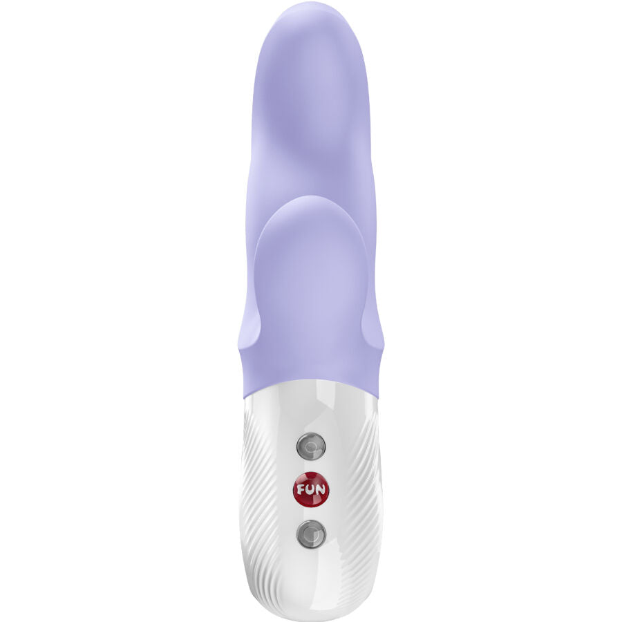 Vibromasseur lapin double stimulation point G et clitoris — vue de profil