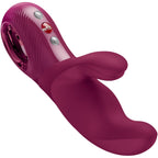 FUN FACTORY - VIBRATEUR MISS BI LAPIN ROUGE VIN