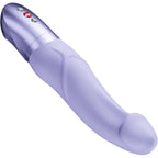 Vibromasseur point G en silicone tige incurvée — finition matière